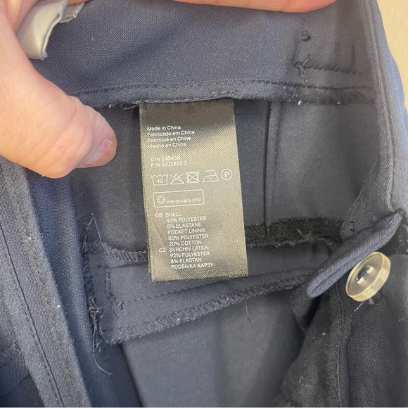 H&M Navy Sailor Flare Pants Size 14 - Picture 6 of 7